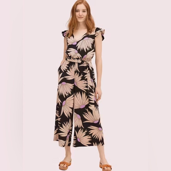 Kate Spade Falling Flower Jumpsuit - Picture 1 of 7